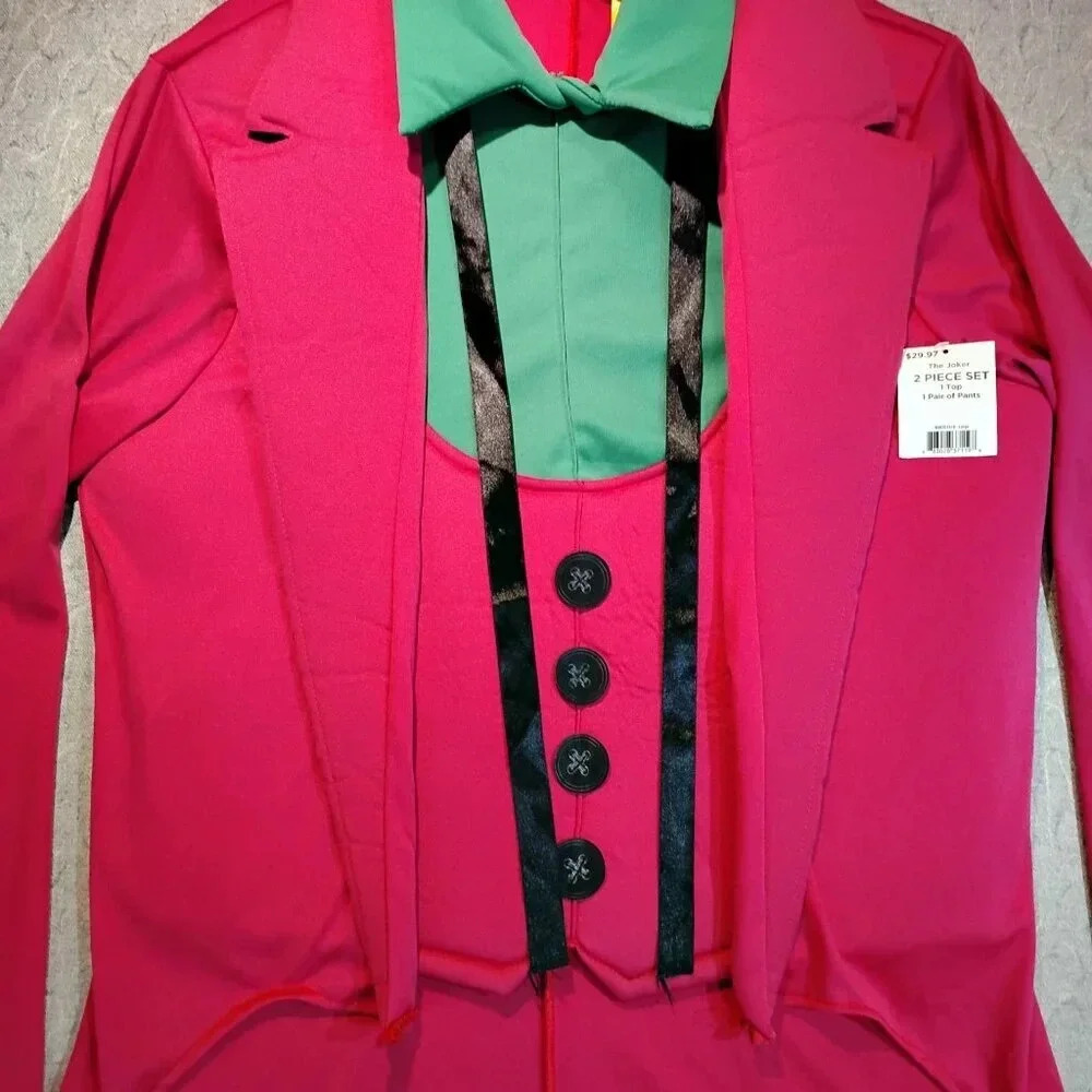 The Joker Tuxedo with Tails Halloween Costume Cosplay NWT in Size Large - Picture 3 of 15